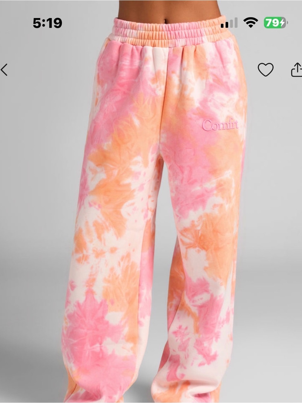 Comfrt Minimalist sweats in Sunset